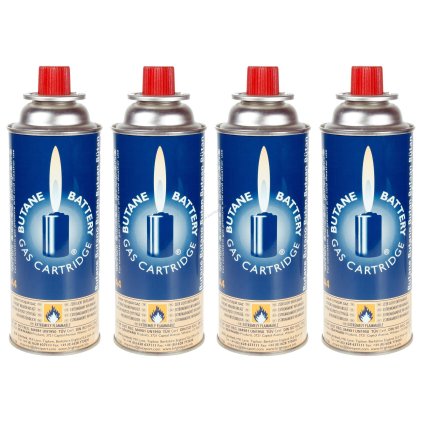 BRIGHT SPARK Plynová kartuša - 4 ks  4 ks 220 gr kartuša PROPAN / BUTAN