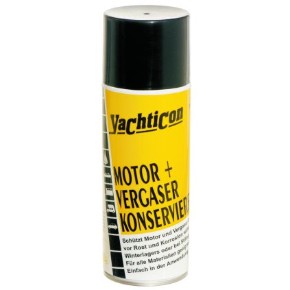 YACHTICON Ochrana Motor + Karburátor 400 ml  Konzervačný sprej na motor + karburátor vonkajší
