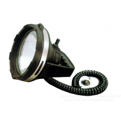 Halogénový ručný vodotesný neoprénový reflektor 55 W, 12 V