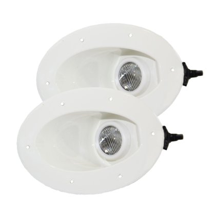 HELLA MARINE predné reflektory 8546 biele 12 V - pár