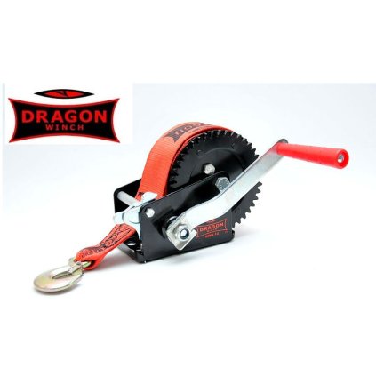 DRAGONWINCH DWK16 Ručný navijak 720 kg gurtňa
