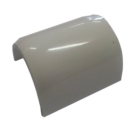 TESSILMARE Prechodová krytka pre 30 mm Fender profil obvodový nárazový biely