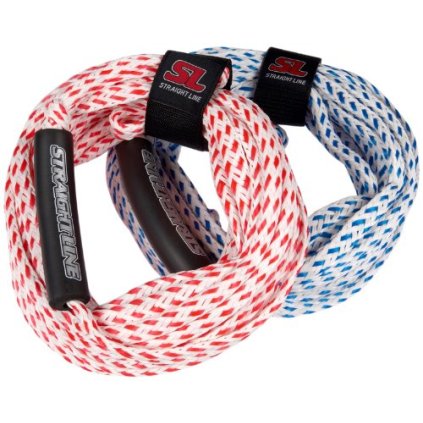 STRAIGHTLINE Ťahacie lano dvojdielne pre 2 osoby, modré, 18 m  SUPREME TUBE ROPE
