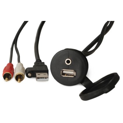 FUSION kombinácia konektorov USB a 3.5mm stereojack pre rádia