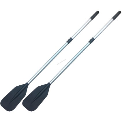 ALLROUNDMARIN Veslá skladacie čierne 152 cm - pár