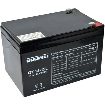 GOOWEI Trakčná AGM batéria OTL14-12, 14 Ah, 12 V