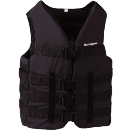 MARINE POOL Waterski Vest II čierna plávacia vesta