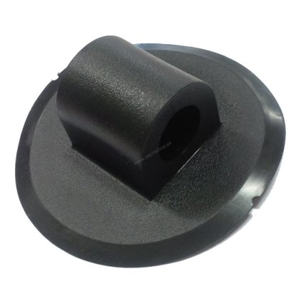 ALLROUNDMARIN Montážny držiak pre nalepenie PVC šedý  SSL251100 MOTOR BRACKET HOLDER BLACK
