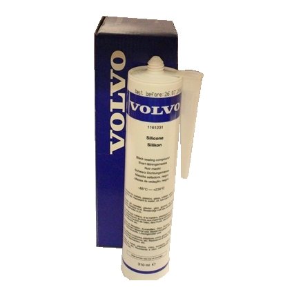 VOLVO PENTA TESNIACI TMEL 1161231, 310 ml  Čierne silikónové lepidlo