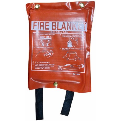 FIRE BLANKET Hasiaca deka - tkanina zo sklenenej vlny 120 x 180 cm