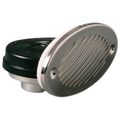 FIAMM Marine trúba oválna 140 x 80 mm nerez  klaksón MARINE HORN STEEL 12V