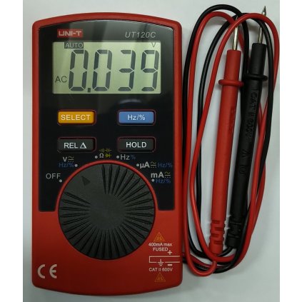 UNI-T Digitálny multimeter UT120  ampérmeter, voltmeter, ohmmeter