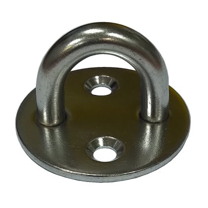 AQUINOX Oko s kruhovou základňou nerez A2, AISI 304, ? 8 mm, priemer 50 mm