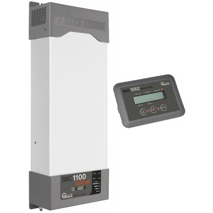 QUICK Automatická nabíjačka SBC 1100 NRG PLUS FR, 80 A, 12 V + RDS 1562  pre 3 batérie