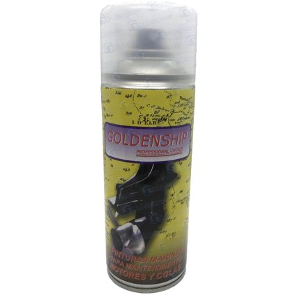 GOLDENSHIP Transparentný lak sprej 400 ml  Transparent Varnish Sprayl