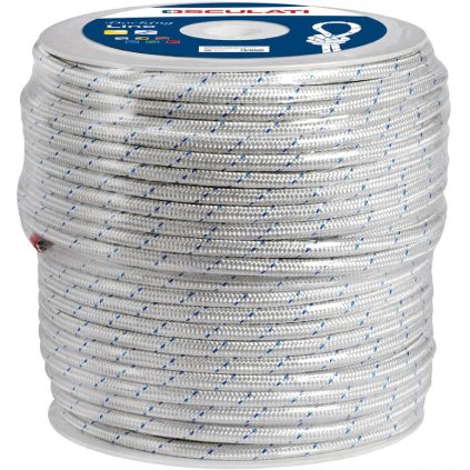 OSCULATI Polyesterové lano biele 5 mm, 200 metrov