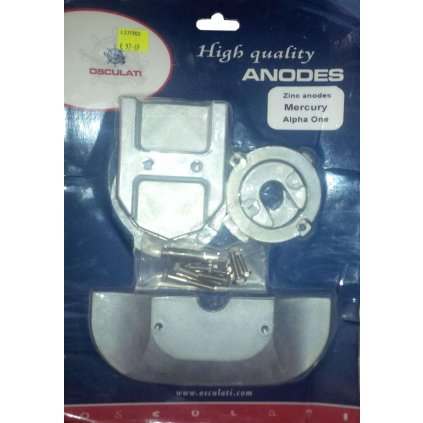OSCULATI Magnéziové anódy sada pre Mercury Alpha One set