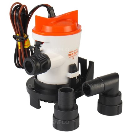 SEAFLO Bilge pumpa 350 GPH / 1325 LPH, 12 V  SFBP1-G350-03