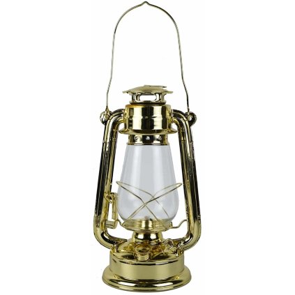 SEA-CLUB Petrolejová lampa hurikán mosadz  S.C. - 9523