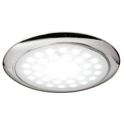 OSCULATI Ultra ploché LED svetlo pochrómované kruhové 12/24 V, 3 W