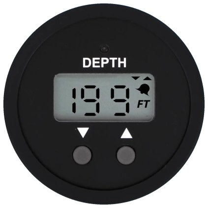 VEETHREE Digitálny hĺbkomer čierny  67874E DEPTH SOUNDER