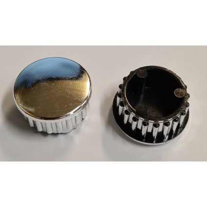 OSCULATI Uzáver pochrómovaný z ABS pre rúrku 25 mm