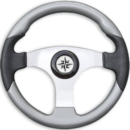 SAVORETTI Volant 3-ramenný T15, 350 mm šedý  T315G/35 4642703