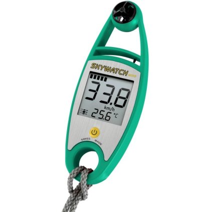 SKYWATCH Wind Pro anemometer + teplomer + wind chilld  anemometer + teplomer + maximálna rýchlosť + teplota chladu vetra
