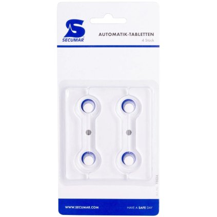 SECUMAR Uvoľňovacie tablety pre záchranné vesty SECUMATIC 3001S, 2000, 8/10  13024