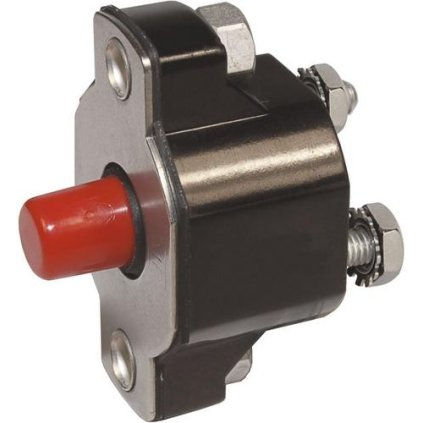 BLUE SEA Istič MD tlačidlo 60 A  Circuit Breaker MD Push Button 60 A Volvo: 3854186 Mercruiser: 79023A91, 88-79023A91, 88-93582