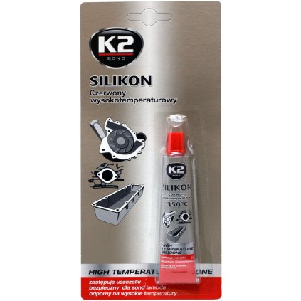 K2 Silikón červený 21 gr