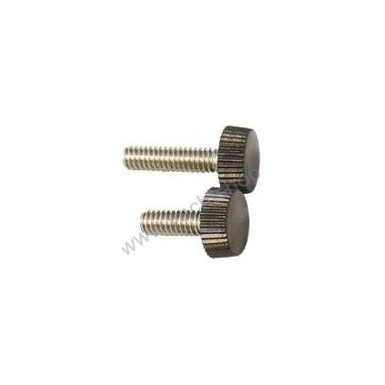 LINDEMANN Skrutka na ručné zaťahovanie s ryhovanou hlavou 25 mm, 1/4" - 20 UNC
