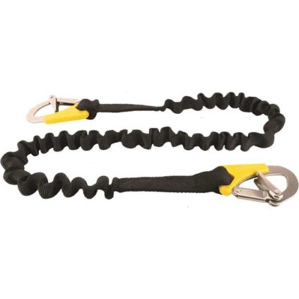 VSG Harness bezpečnostný pás elastický 100-200 cm 2 karabíny