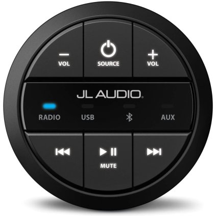 JL AUDIO MMR-20-BE Okrúhly, káblový diaľkový ovládač bez displeja na použitie s MediaMaster®