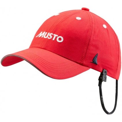 MUSTO Šiltovka červená ESS FD CREW CAP  80032-169