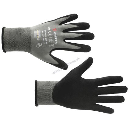 WURTH OCHRANNÉ PRACOVNÉ RUKAVICE SOFTFLEX ECOLINE VEĽKOSŤ 9
