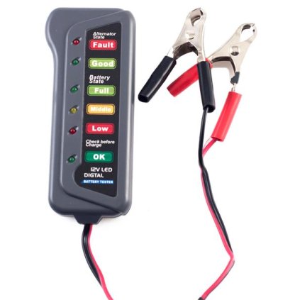 CARFACE Tester autobaterie a alternátoru 12 V