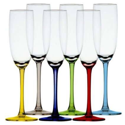 MARINE BUSINESS Protišmykové poháre na šampanské ECOZEN - PARTY, 6 ks  Non-slip Ecozen Champagne Glass – Party – 6 Pcs