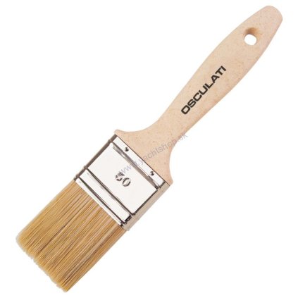 OSCULATI Maliarsky štetec s rukoväťou Ecolegno na laky a farby 50 x 15 mm