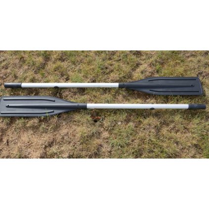 ALBASTAR veslá rozkladateľné SHELF šedé 145 cm - pár