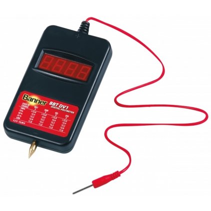 BANNER BBT DV1 Digitálny voltmeter 4,5 - 19,99 V  TESTER BATÉRIÍ - DIGITÁLNY VOLTMETER