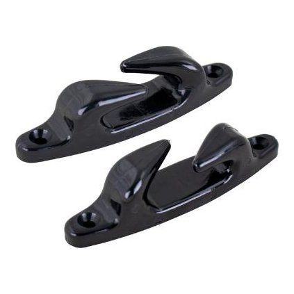 SEADOG Vodítka lán Nylonové čierne - pár 150 mm