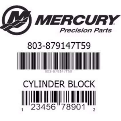 MERCURY OEM CYLINDER BLOCK ASSEMBLY | 879147T59  blok motora