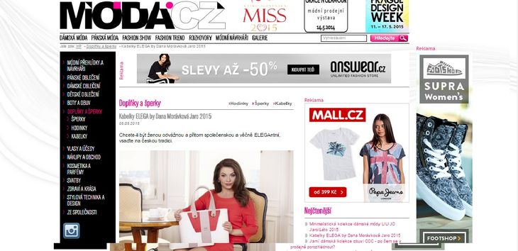 ELEGA by Dana M na webu moda.cz