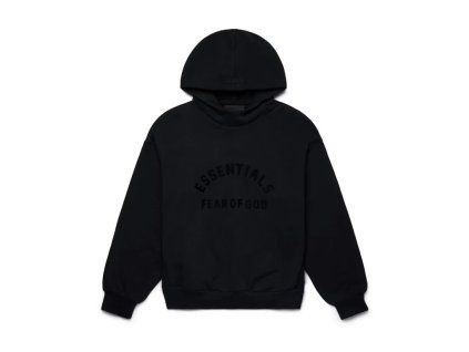 Essentials 'Jet Black' Hoodie 2