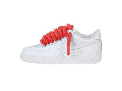 Nike Air Force 1 Low Rope Laces Red