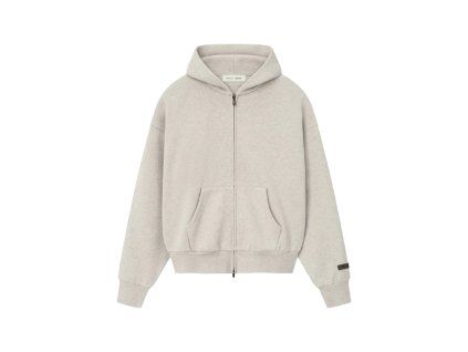 FearofGodEssentialsS25ZipHoodieHeatherStone 2