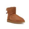 tenisky a boty ugg mini bailey bow ii chestnut w panske damske 1016501-CHE 2
