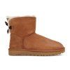 tenisky a boty ugg mini bailey bow ii chestnut w panske damske 1016501-CHE 1