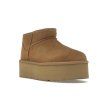 tenisky a boty ugg classic ultra mini platform boot chestnut panske damske 1135092-CHE 2